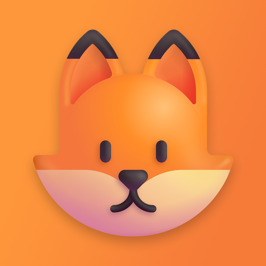 FluffFi Fox Logo